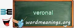 WordMeaning blackboard for veronal